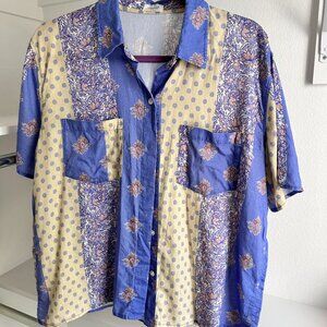 Aritzia Short Sleeved Button Down